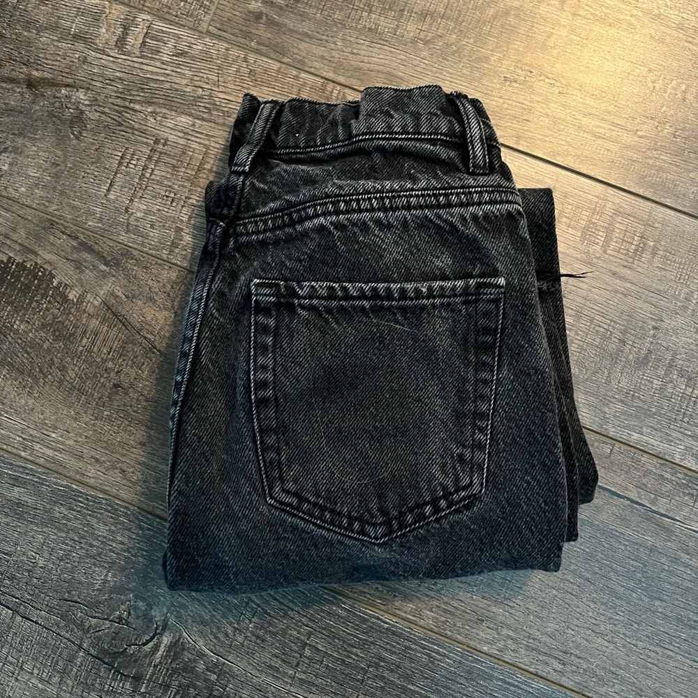 PacSun High Waisted Straight Leg Black Jeans